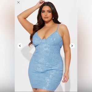 Fashion Nova Faux Leather dress NWT